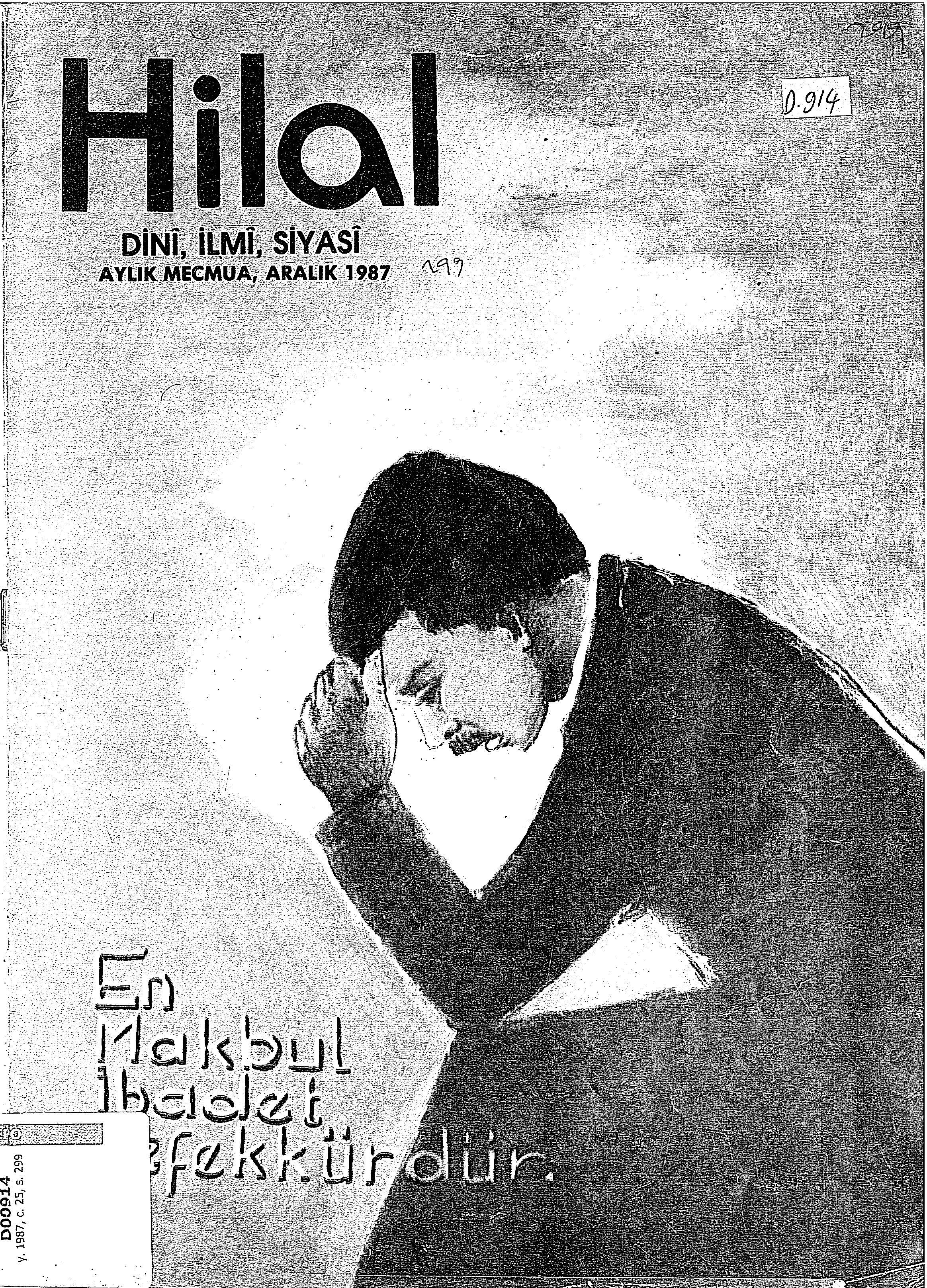 25. Cilt 299. Sayı Kapağı