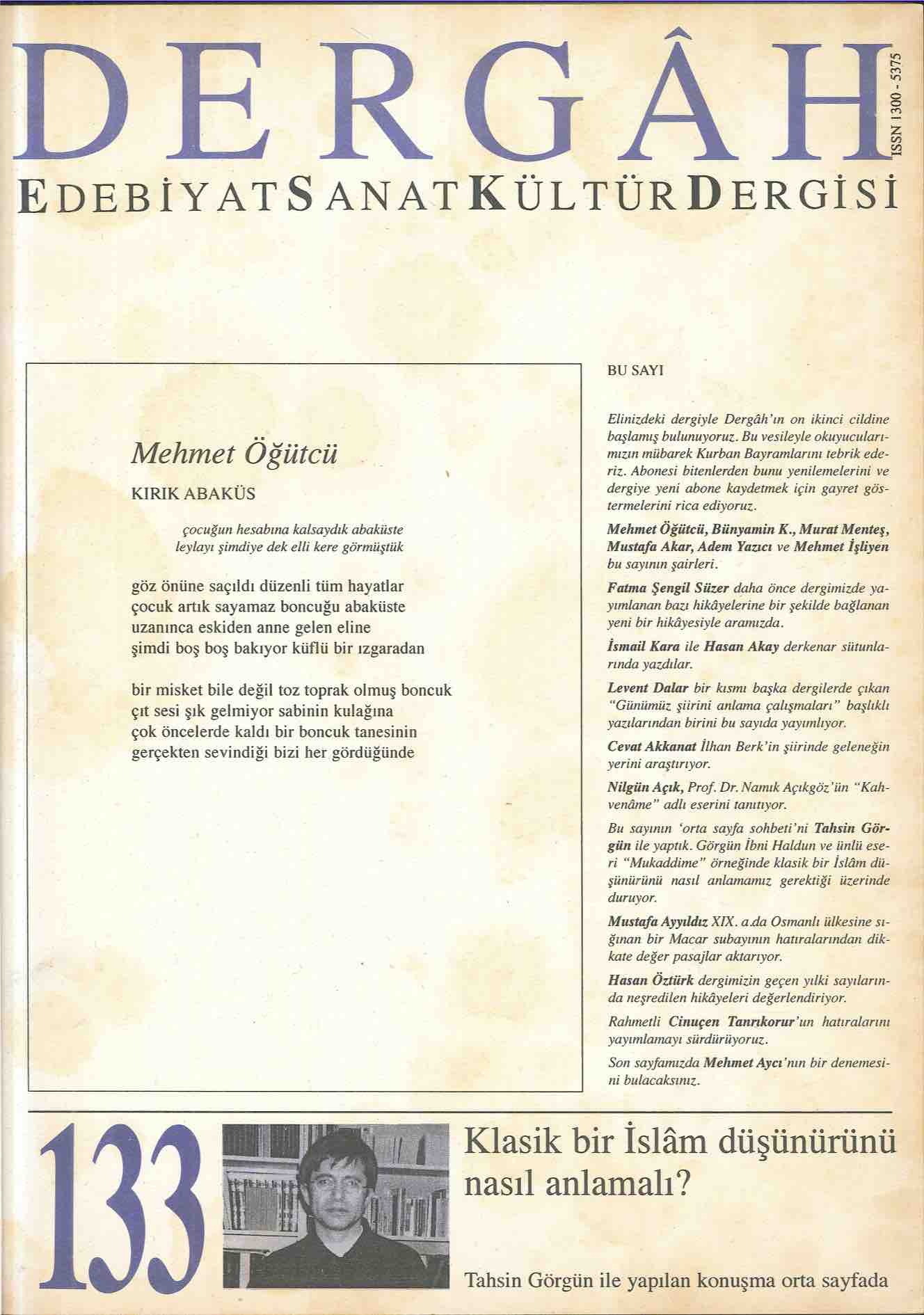 133. Sayı Kapağı