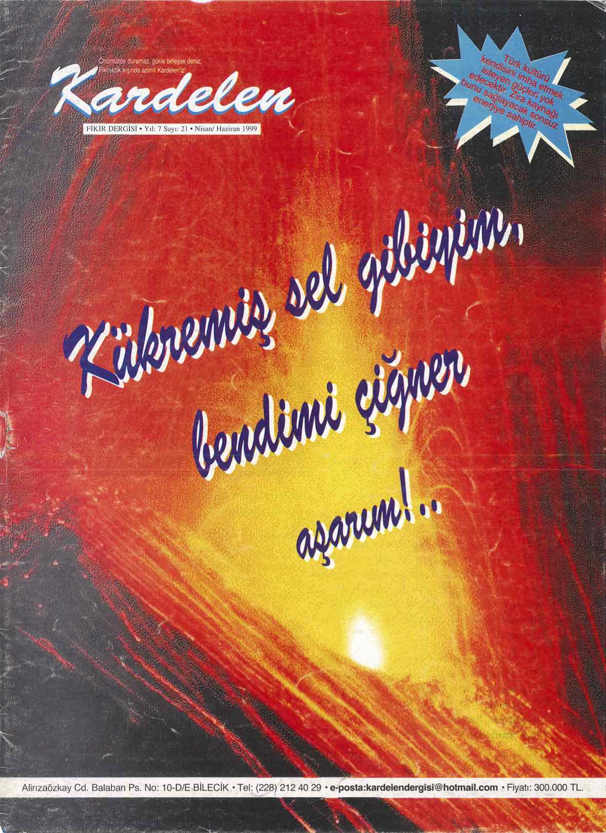 21. Sayı Kapağı