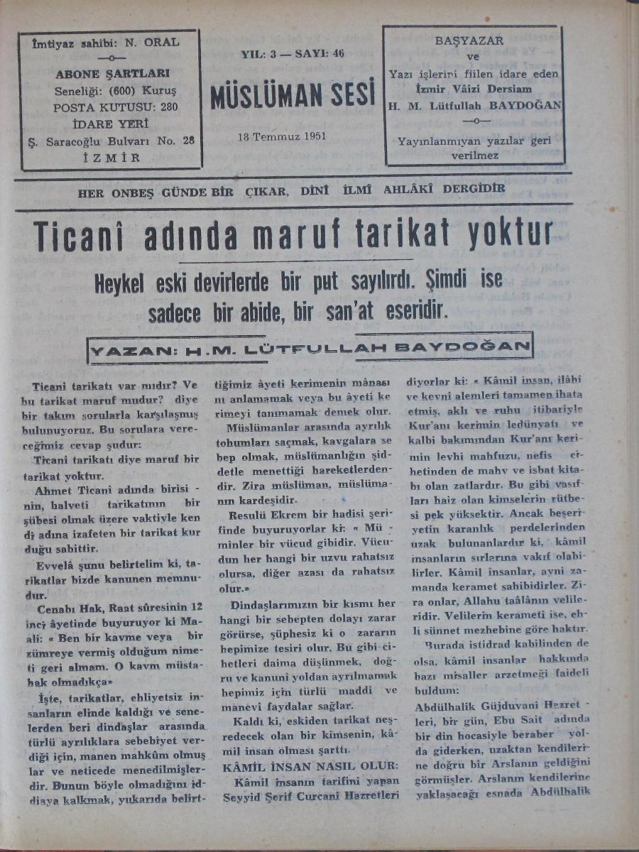 3. Cilt 46. Sayı Kapağı