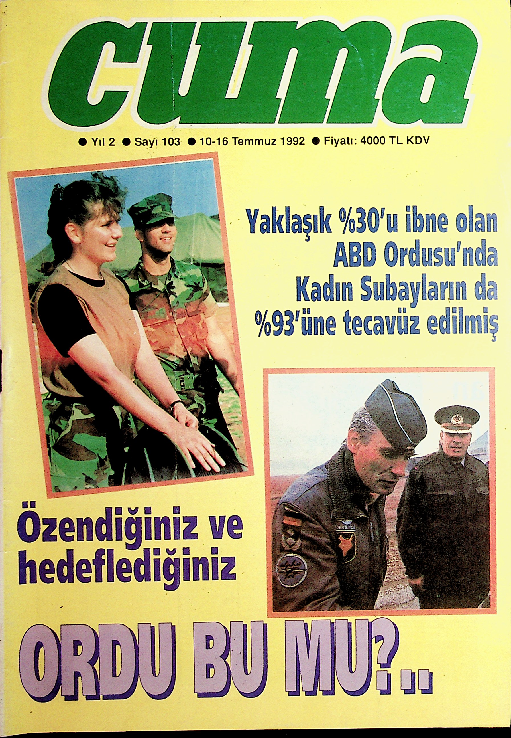 1. Cilt 103. Sayı Kapağı