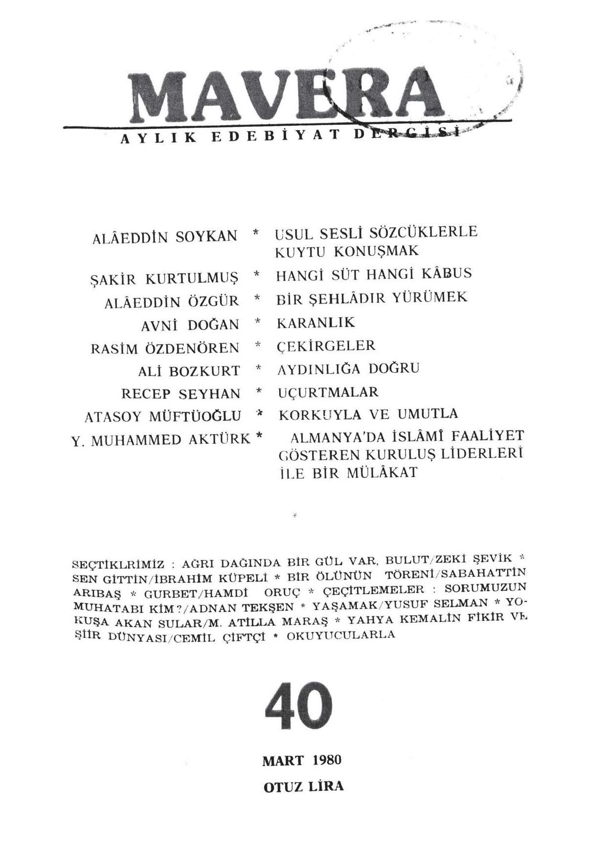 4. Cilt 40. Sayı Kapağı