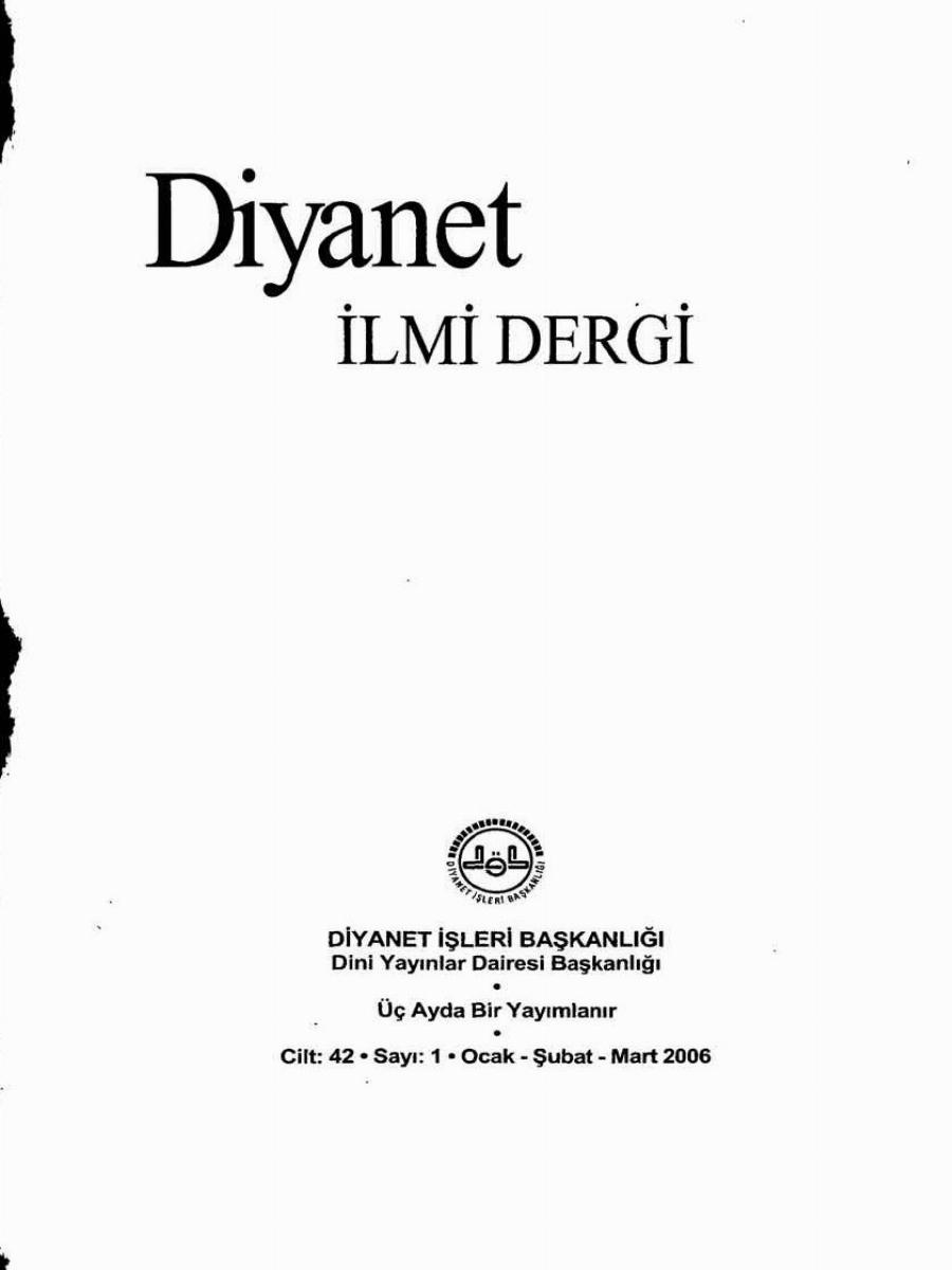 42. Cilt 1. Sayı Kapağı