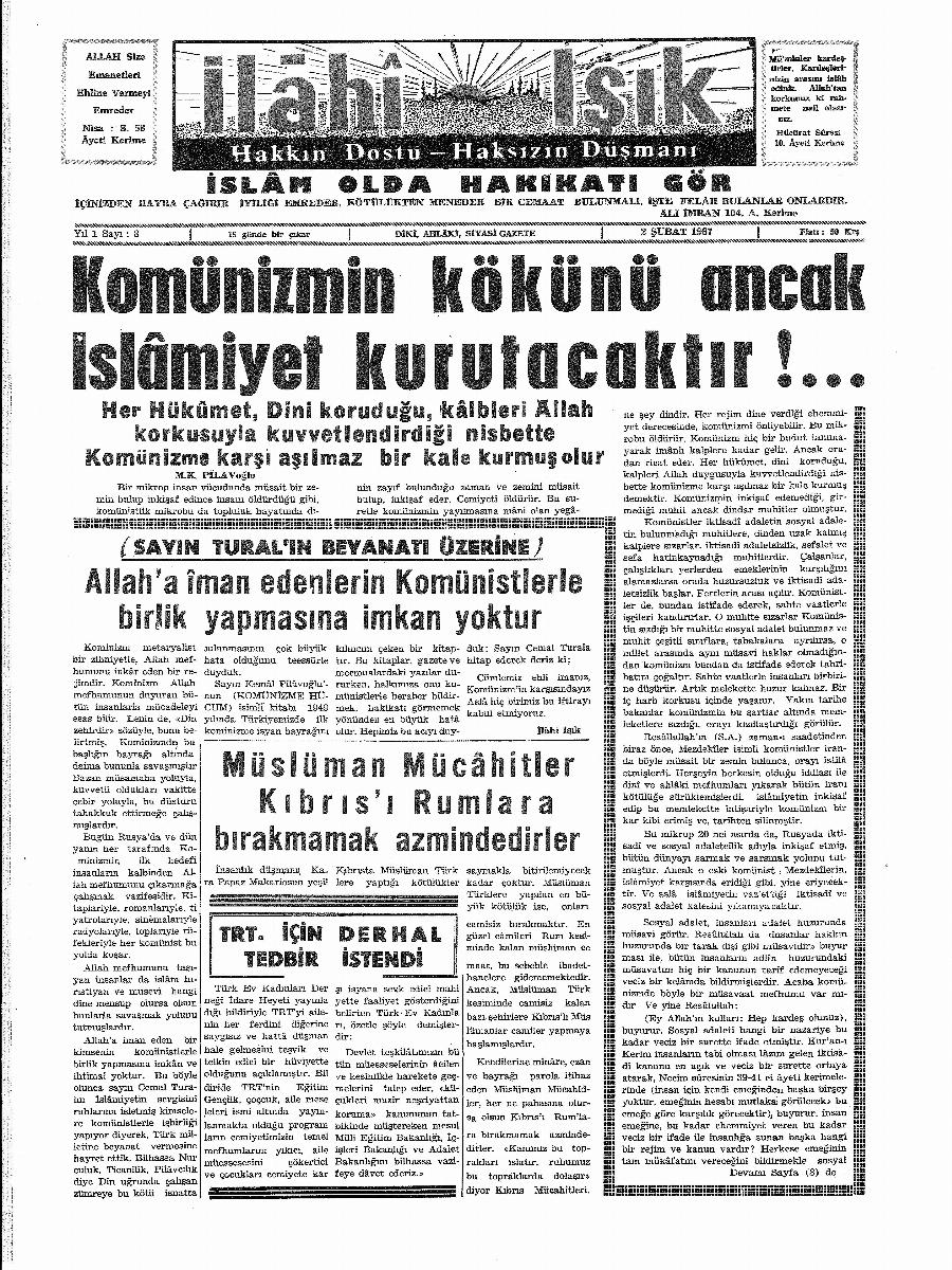 1. Cilt 8. Sayı Kapağı