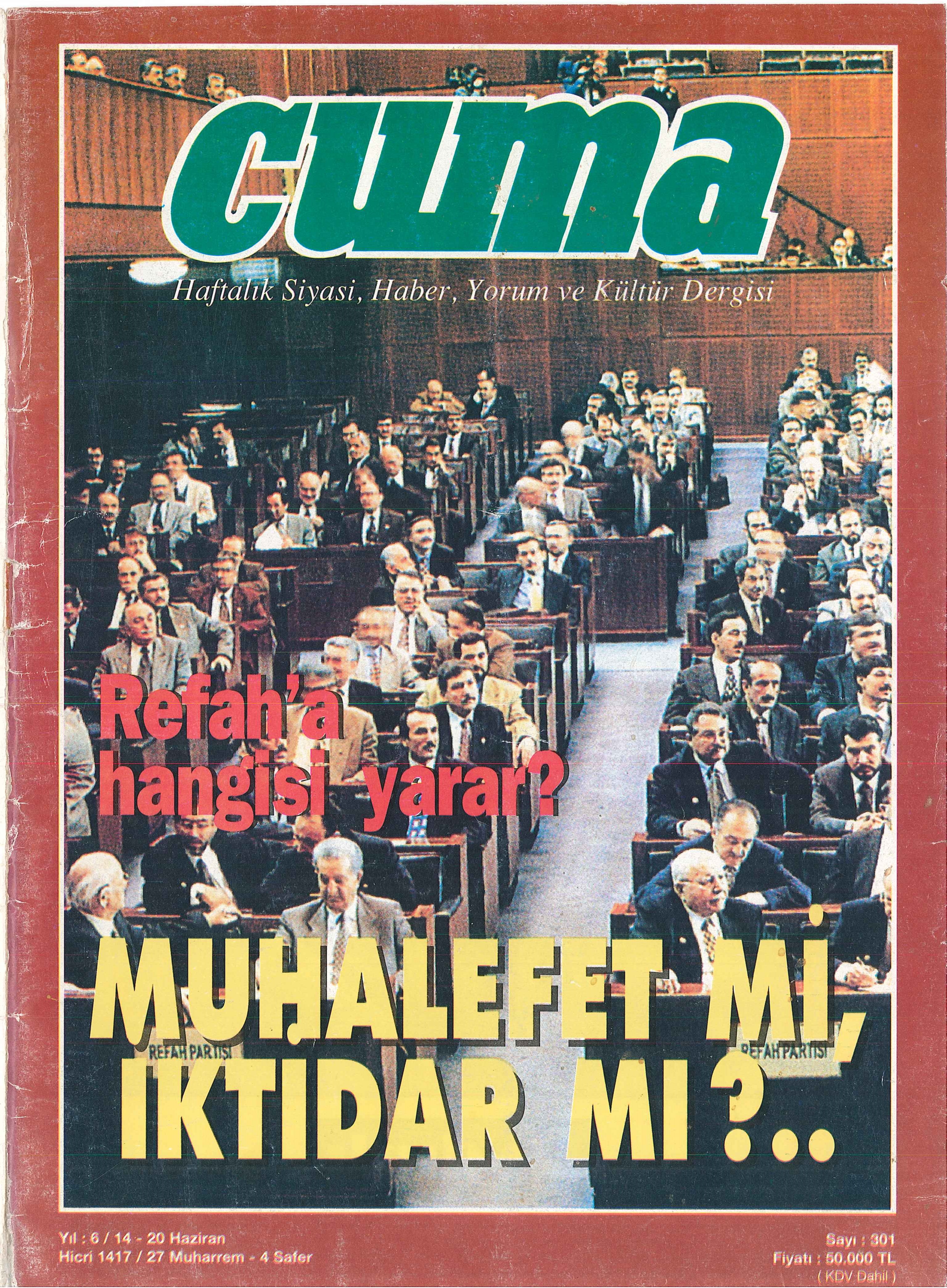 1. Cilt 301. Sayı Kapağı