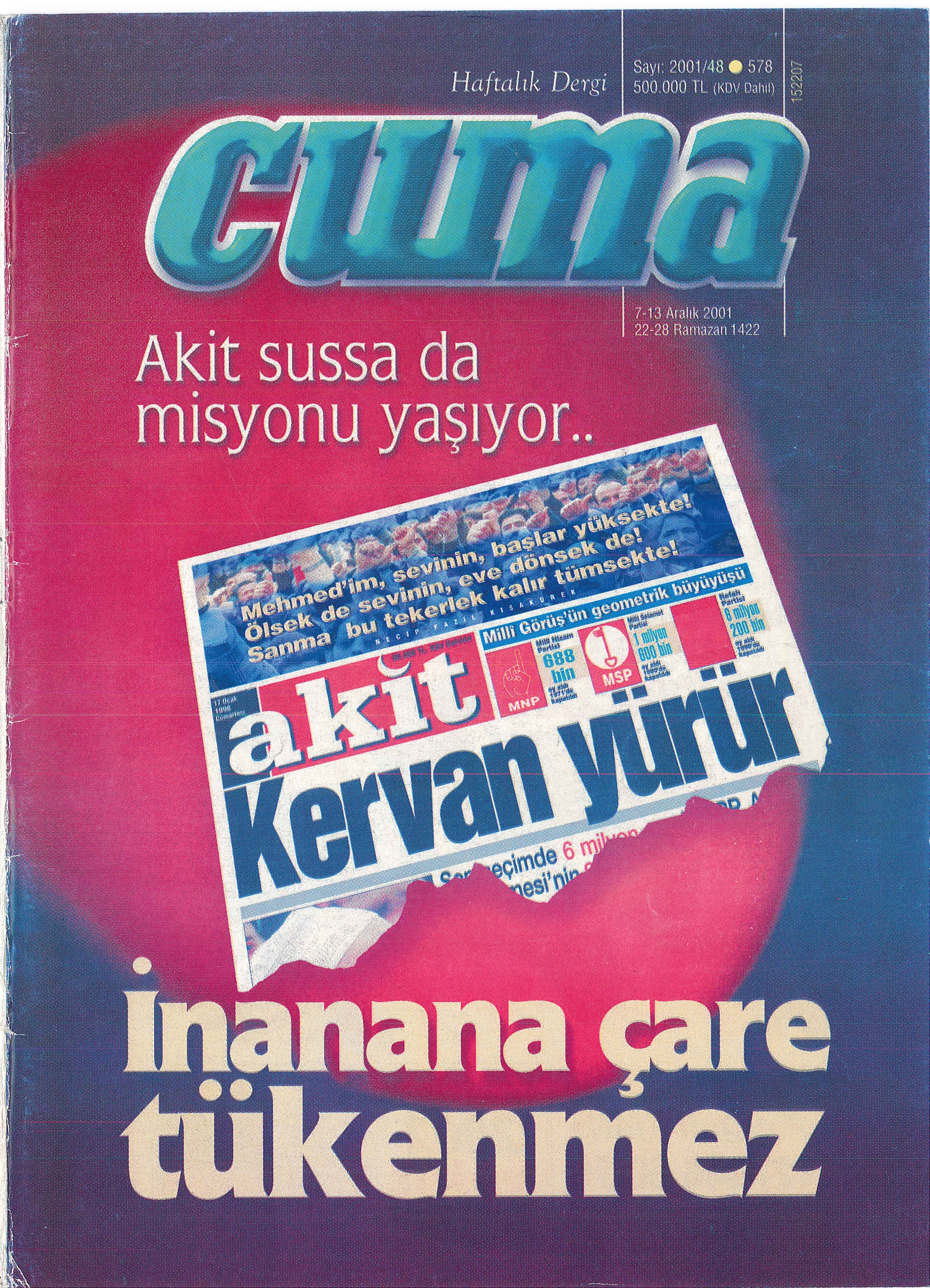 1. Cilt 578. Sayı Kapağı