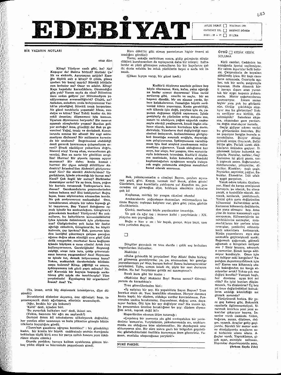 5. Cilt 38+77. Sayı Kapağı