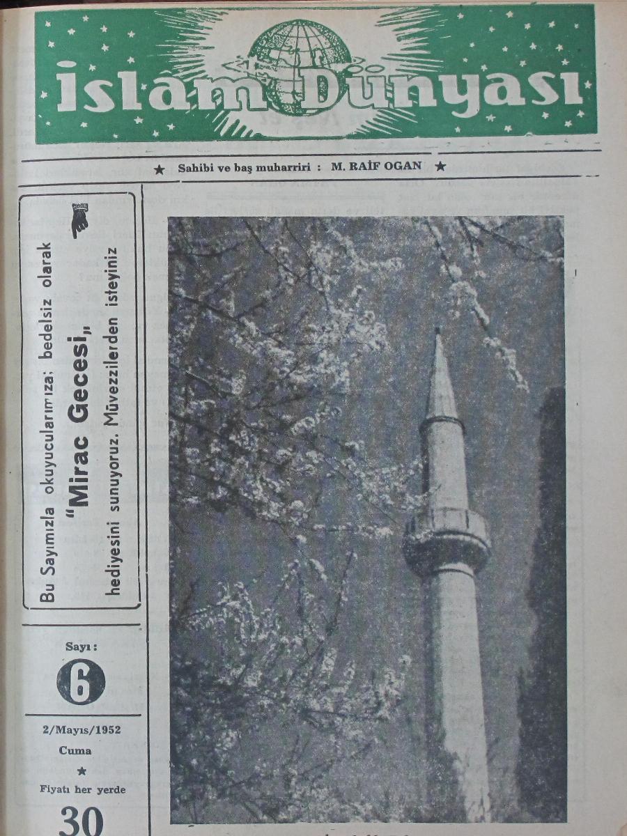 1. Cilt 6. Sayı Kapağı