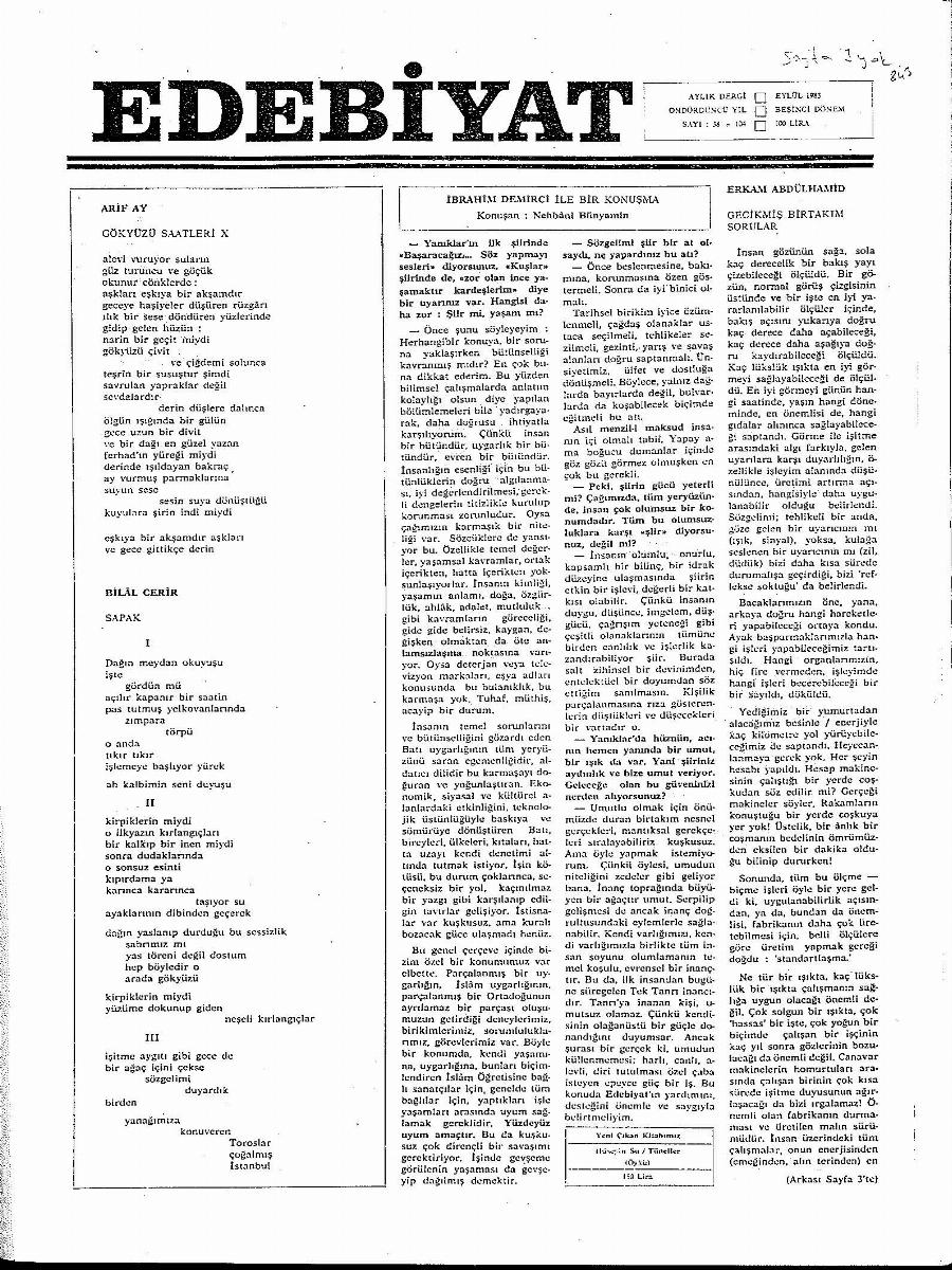 5. Cilt 38+104. Sayı Kapağı