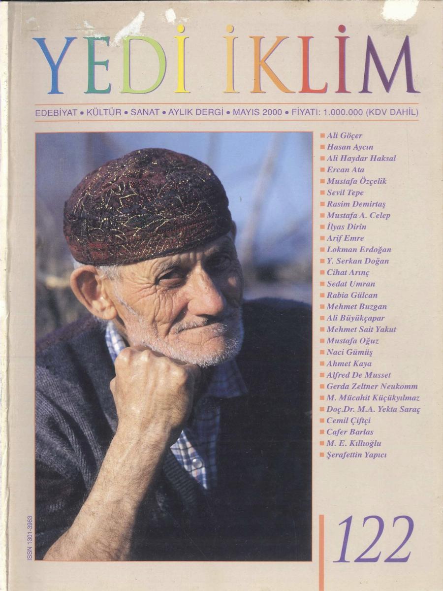 13. Cilt 122. Sayı Kapağı
