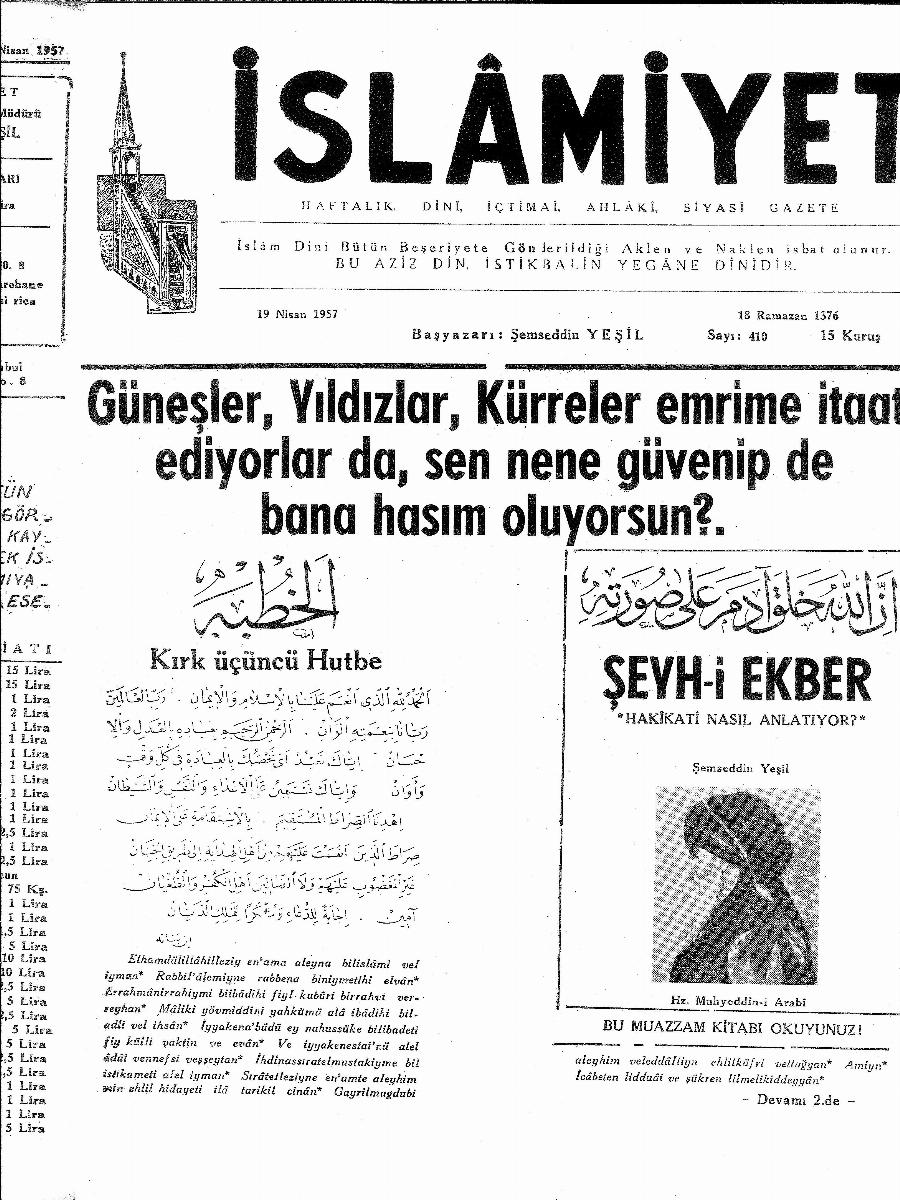 8. Cilt 410. Sayı Kapağı