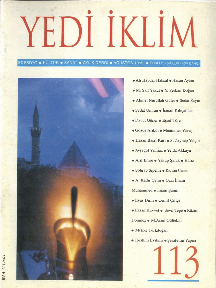 12. Cilt 113. Sayı Kapağı