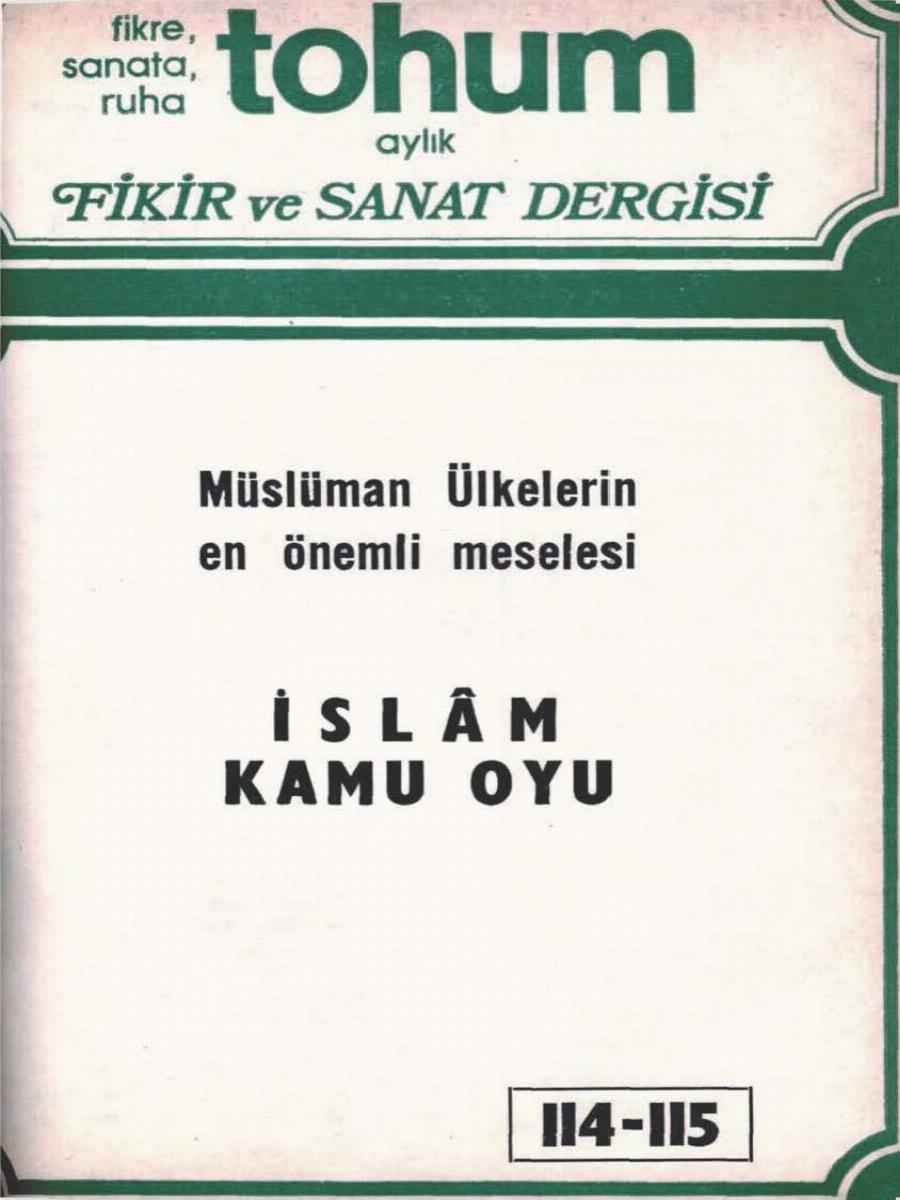 10. Cilt 114-115. Sayı Kapağı