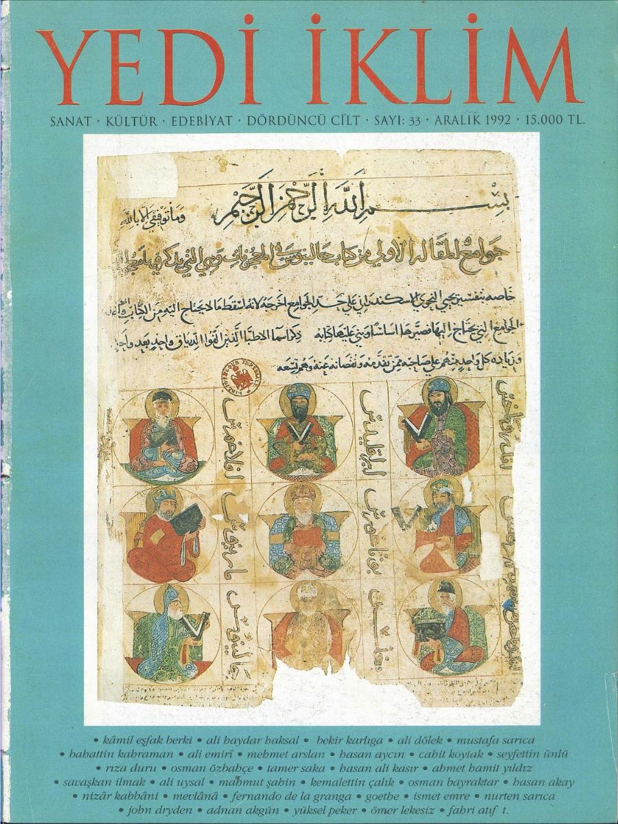 4. Cilt 33. Sayı Kapağı