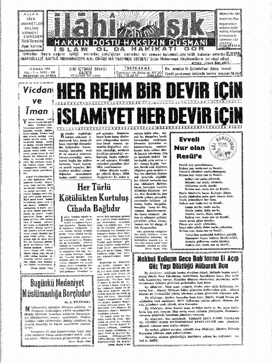 7. Cilt 131. Sayı Kapağı