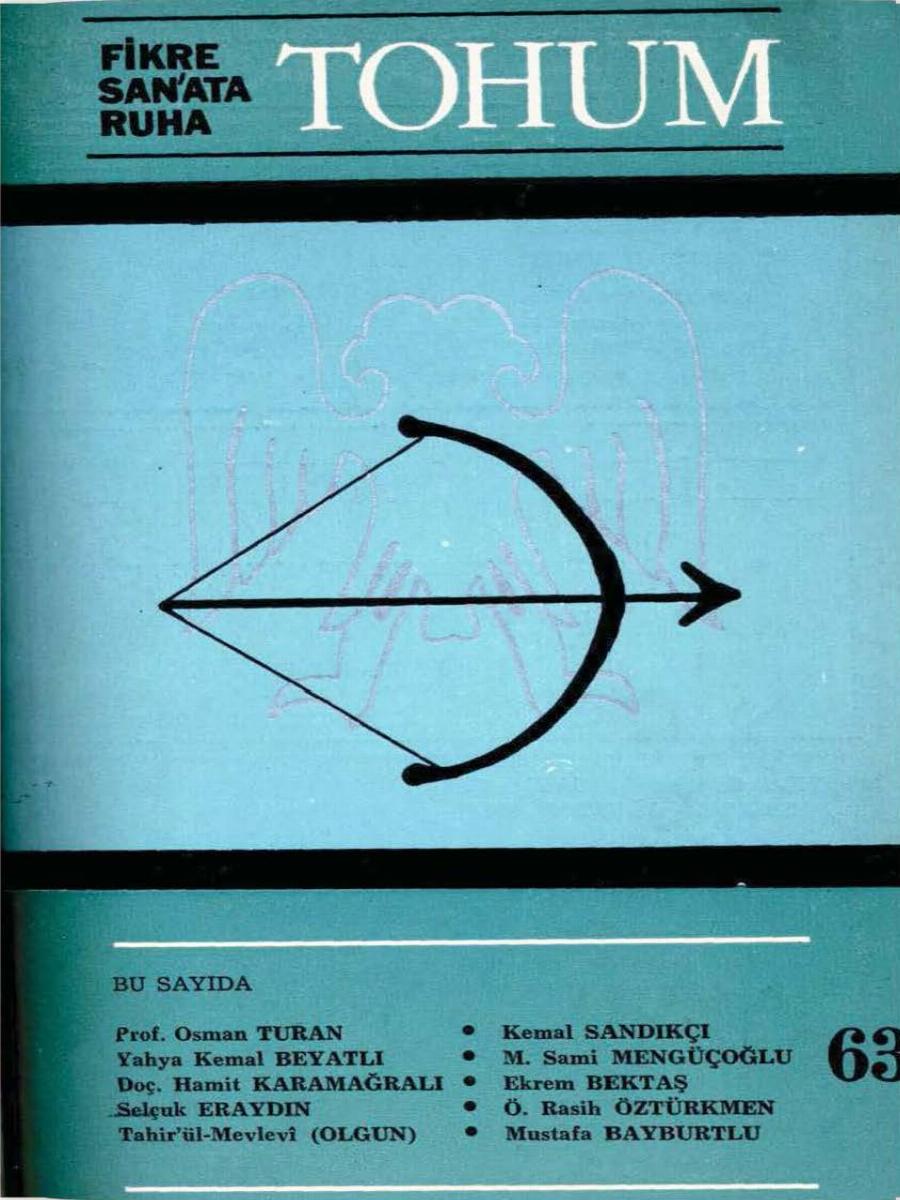 6. Cilt 63. Sayı Kapağı