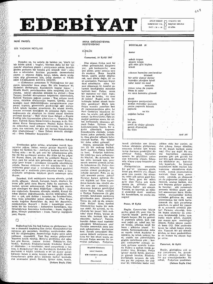 5. Cilt 38+65. Sayı Kapağı