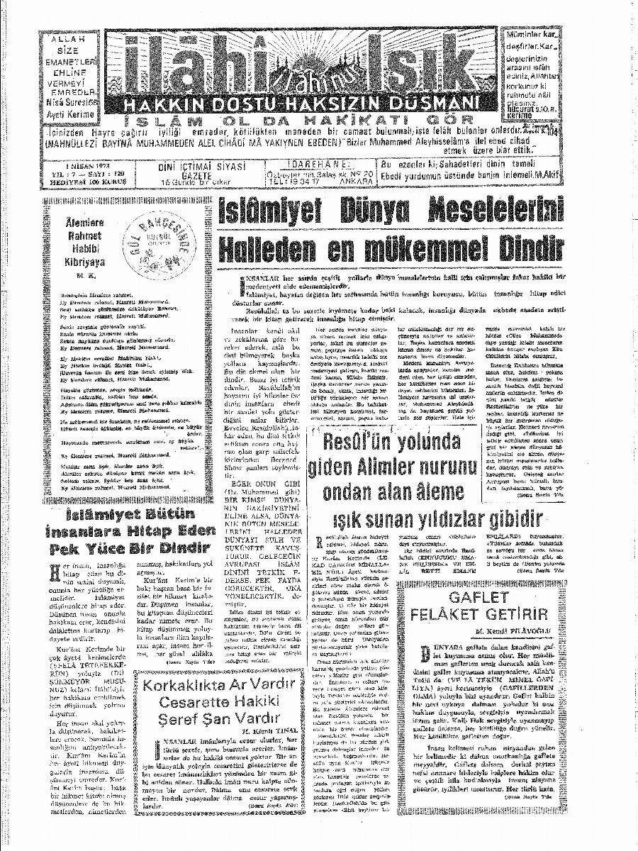 7. Cilt 120. Sayı Kapağı