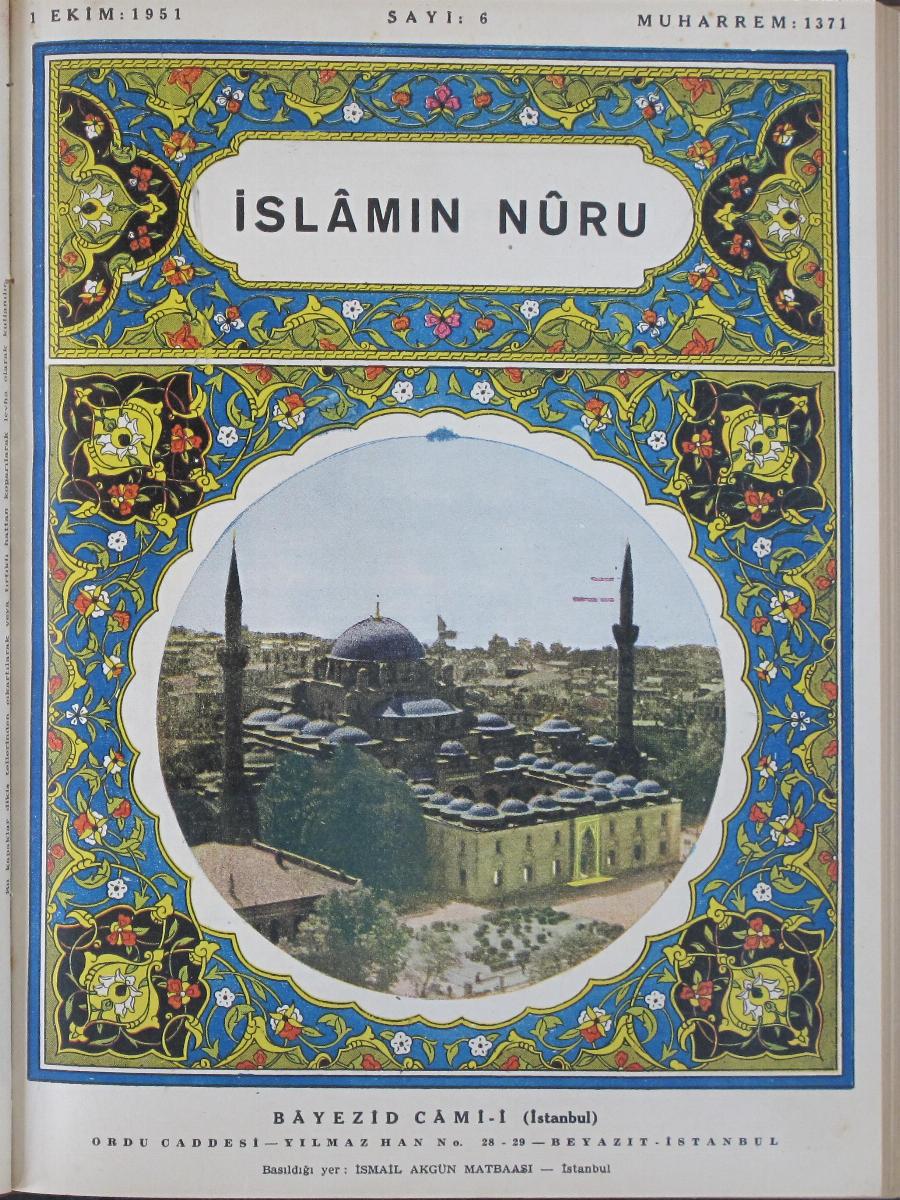 1. Cilt 6. Sayı Kapağı