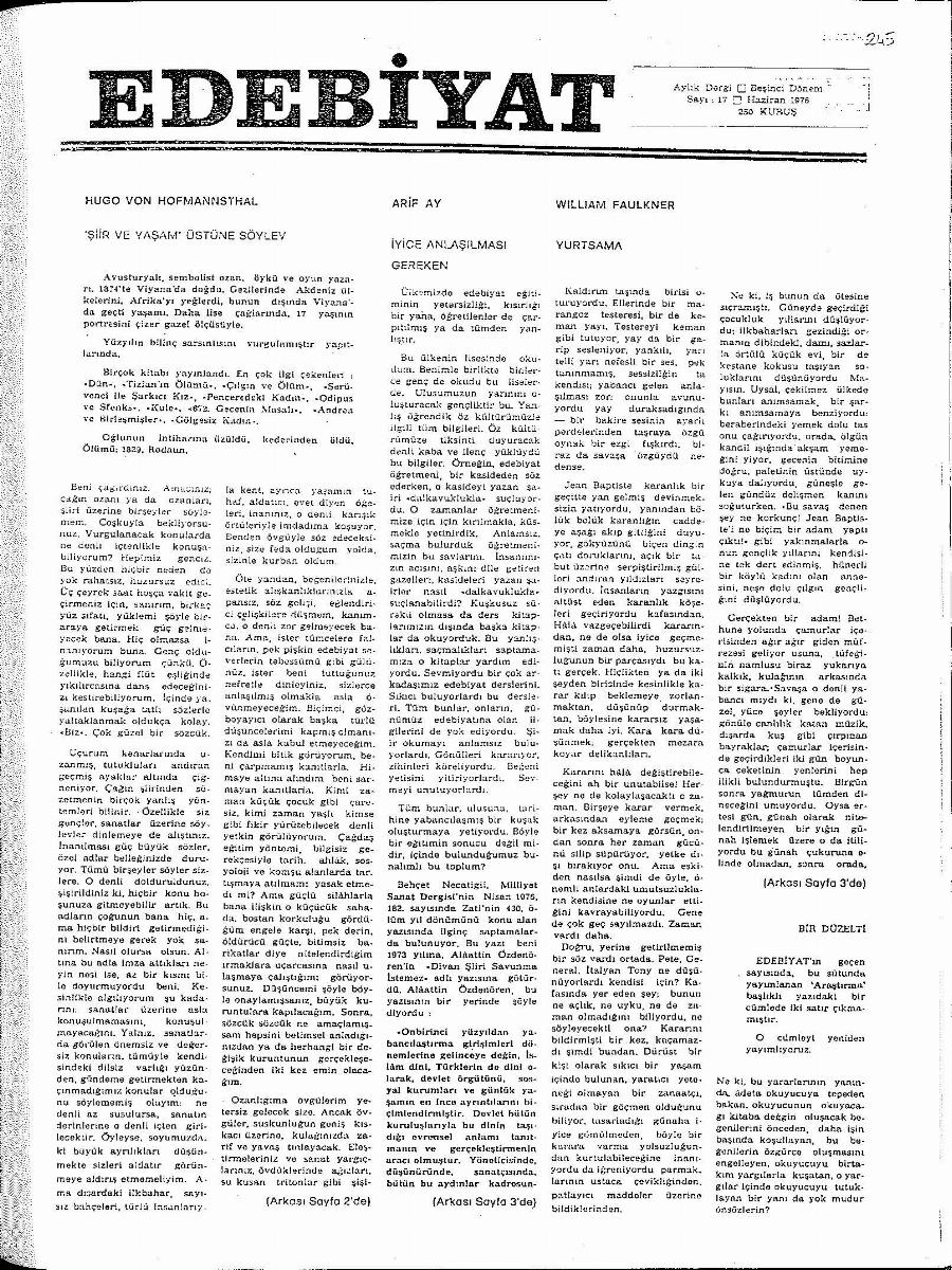 5. Cilt 17. Sayı Kapağı