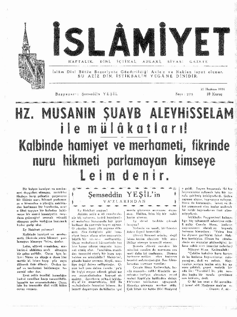 6. Cilt 275. Sayı Kapağı