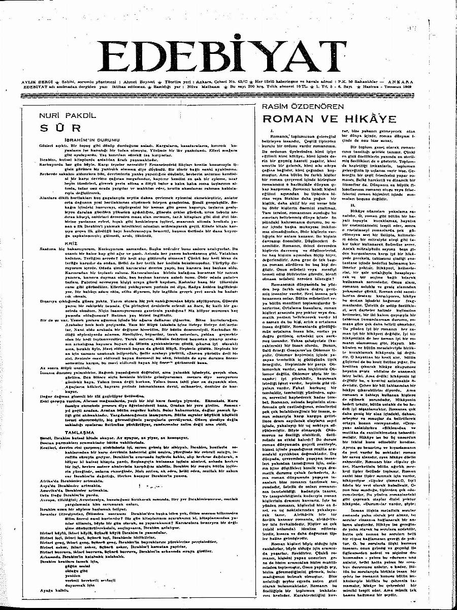 1. Cilt 5-6. Sayı Kapağı
