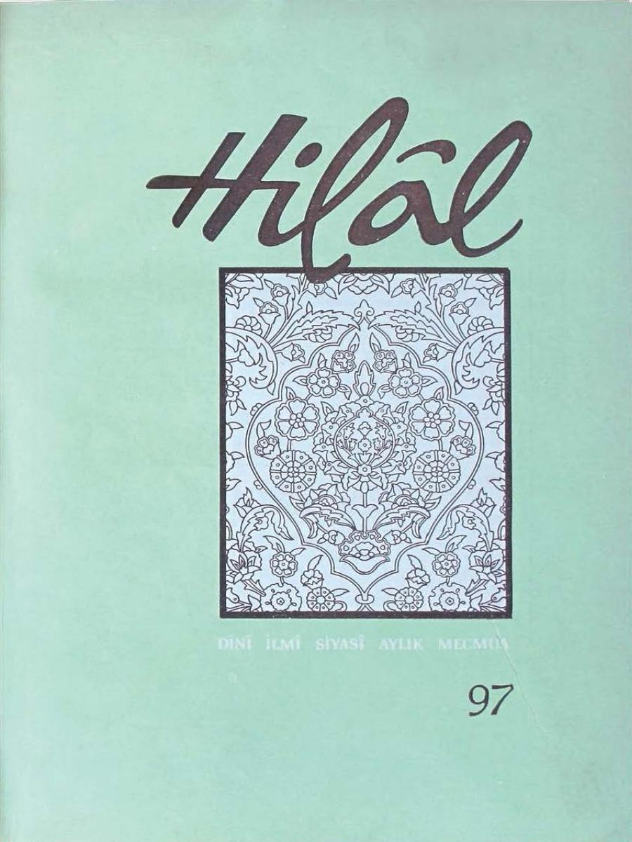 9. Cilt 97. Sayı Kapağı
