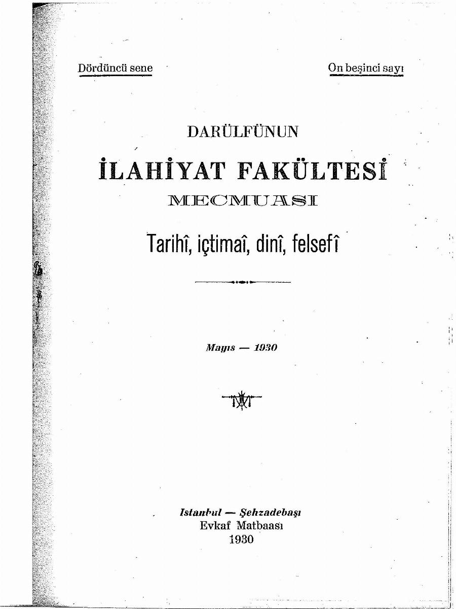 4. Cilt 15. Sayı Kapağı