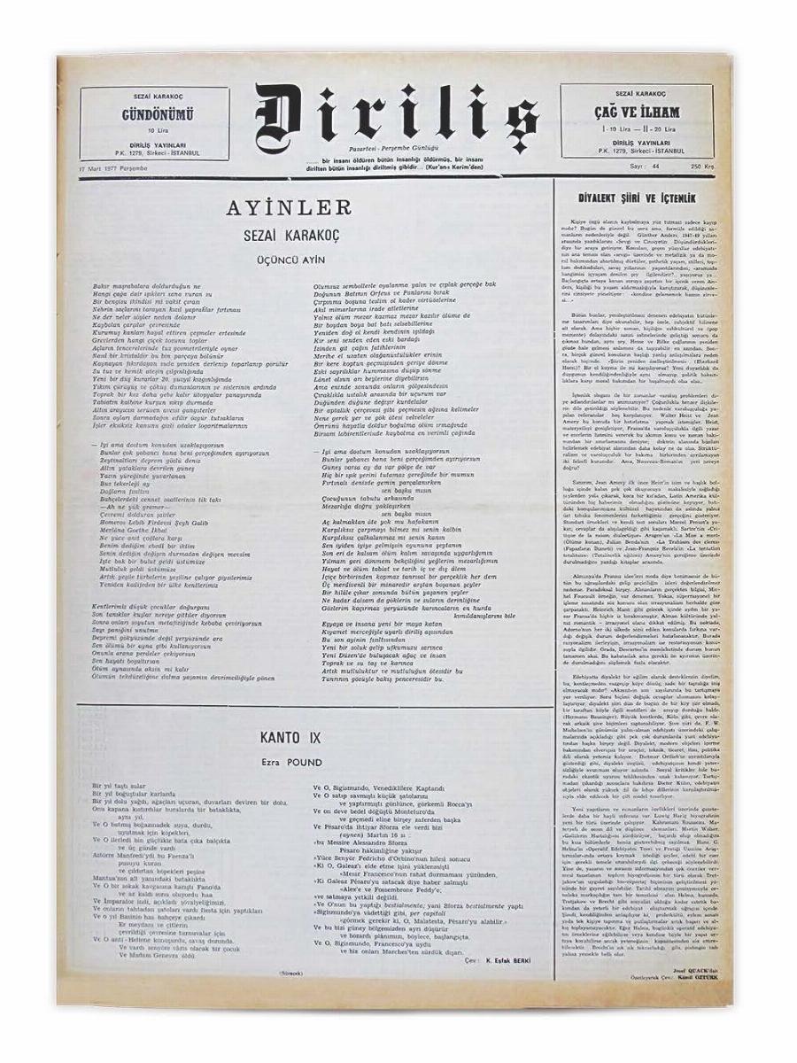 4. Cilt 44. Sayı Kapağı