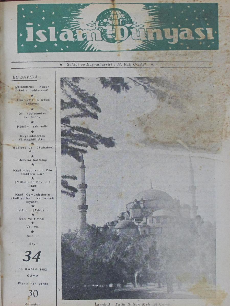 2. Cilt 34. Sayı Kapağı