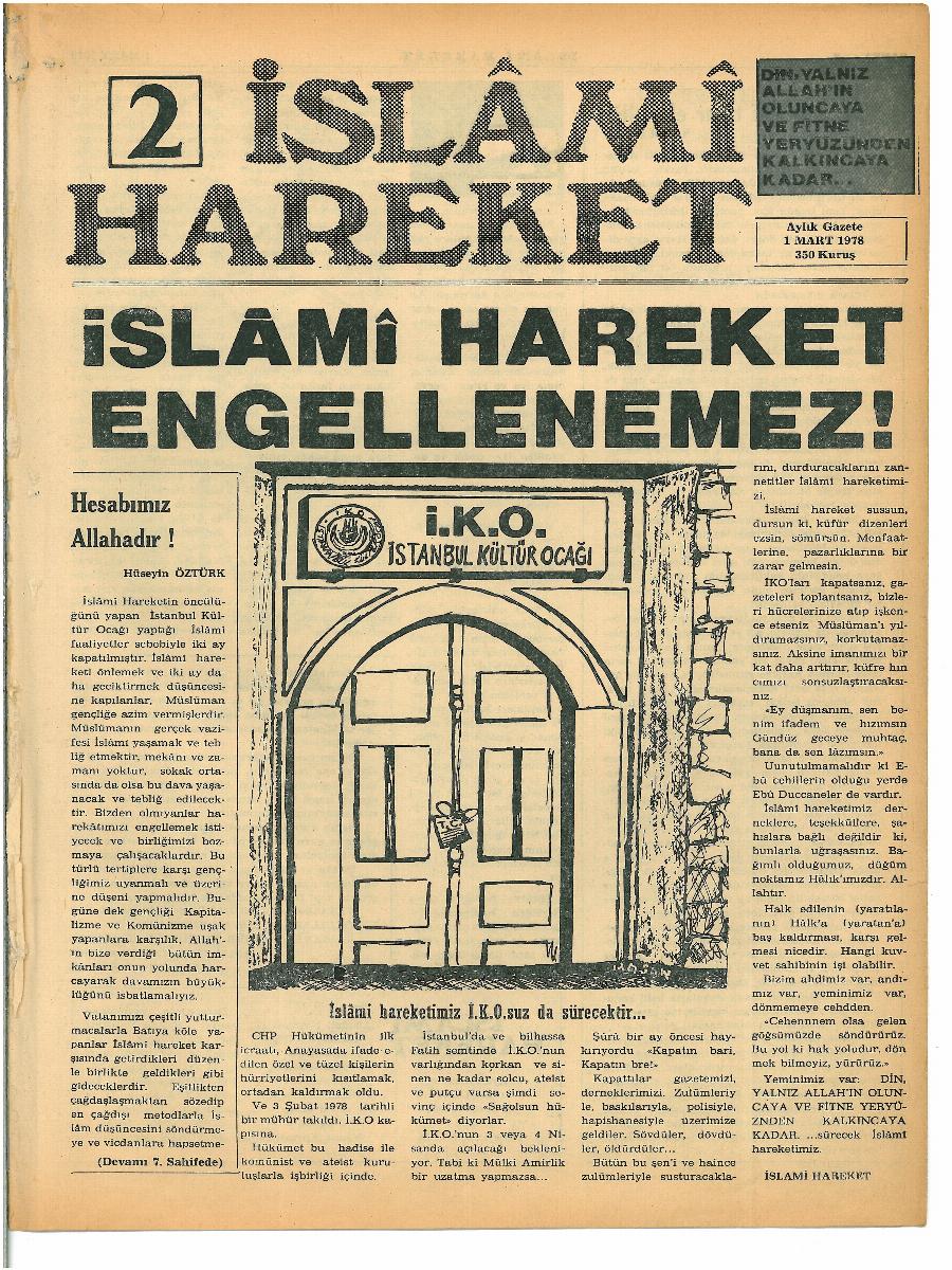 1. Cilt 2. Sayı Kapağı