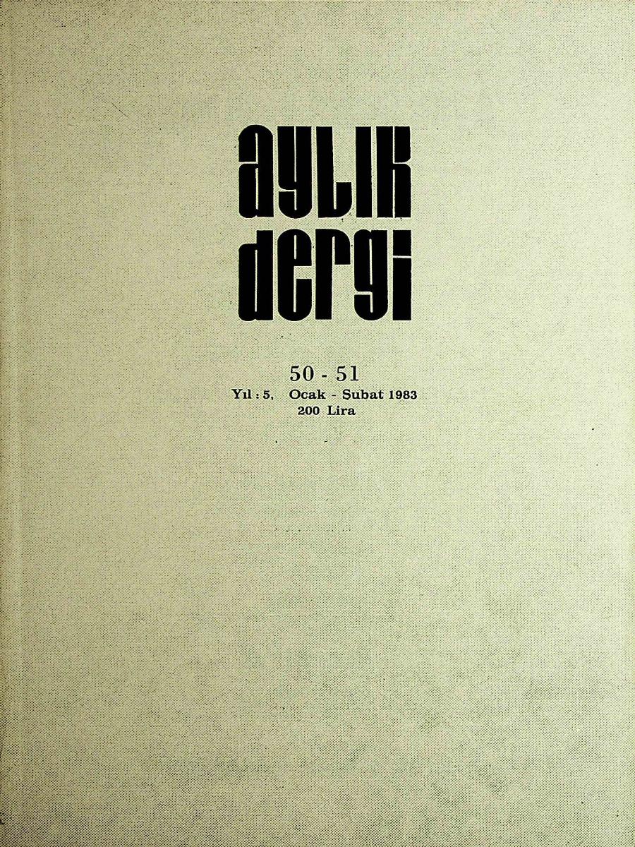 50-51. Sayı Kapağı