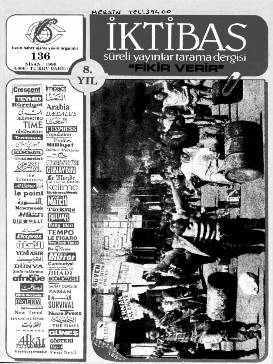 8. Cilt 136. Sayı Kapağı