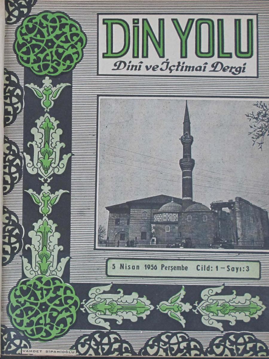 1. Cilt 3. Sayı Kapağı