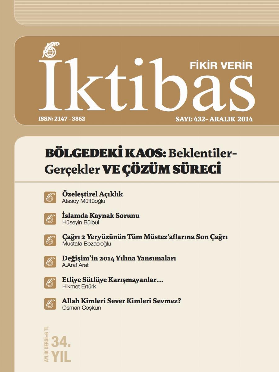 34. Cilt 432. Sayı Kapağı