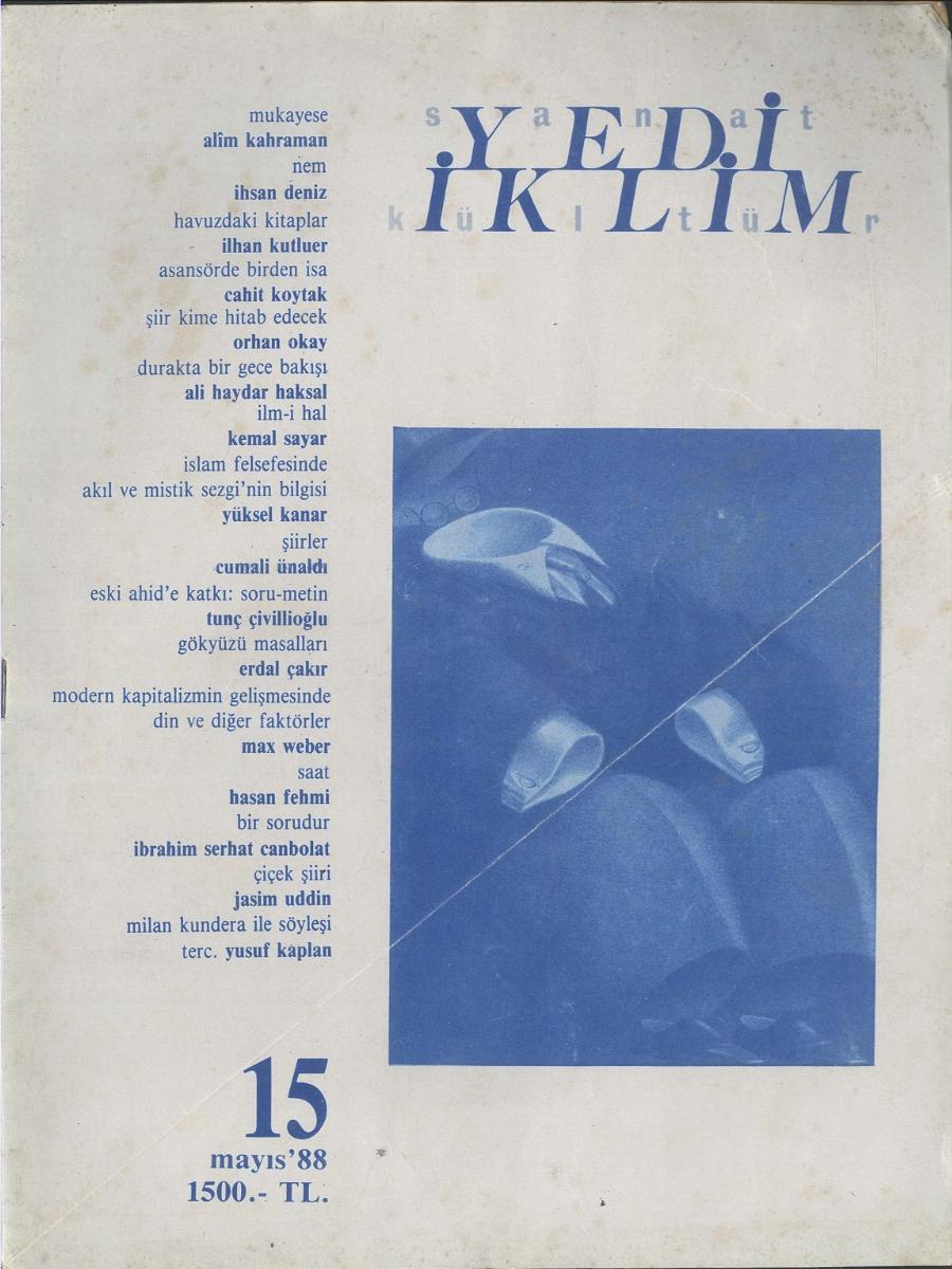 2. Cilt 15. Sayı Kapağı