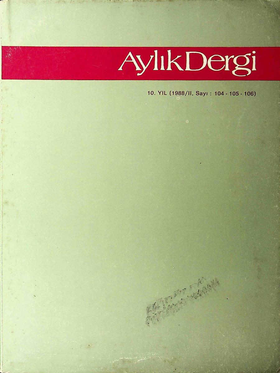 104-105-106. Sayı Kapağı