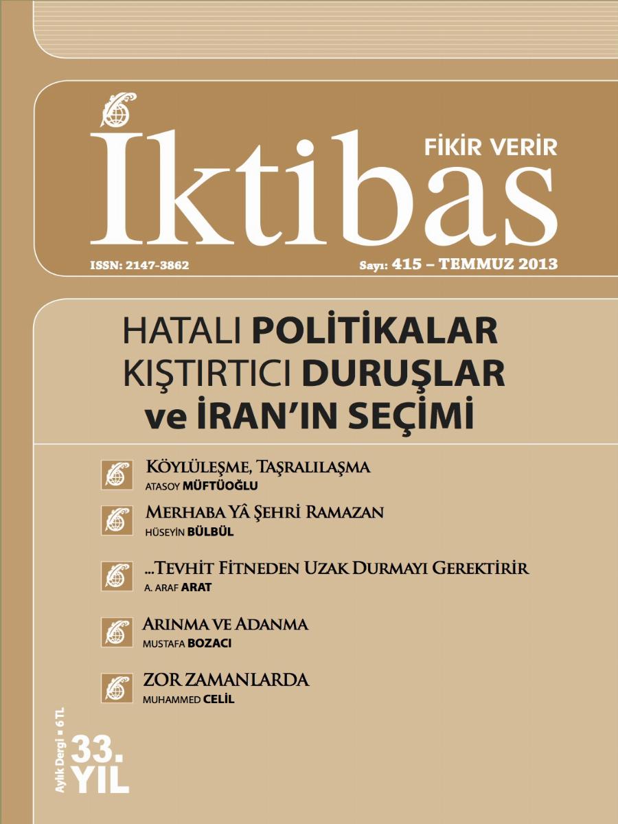 33. Cilt 415. Sayı Kapağı