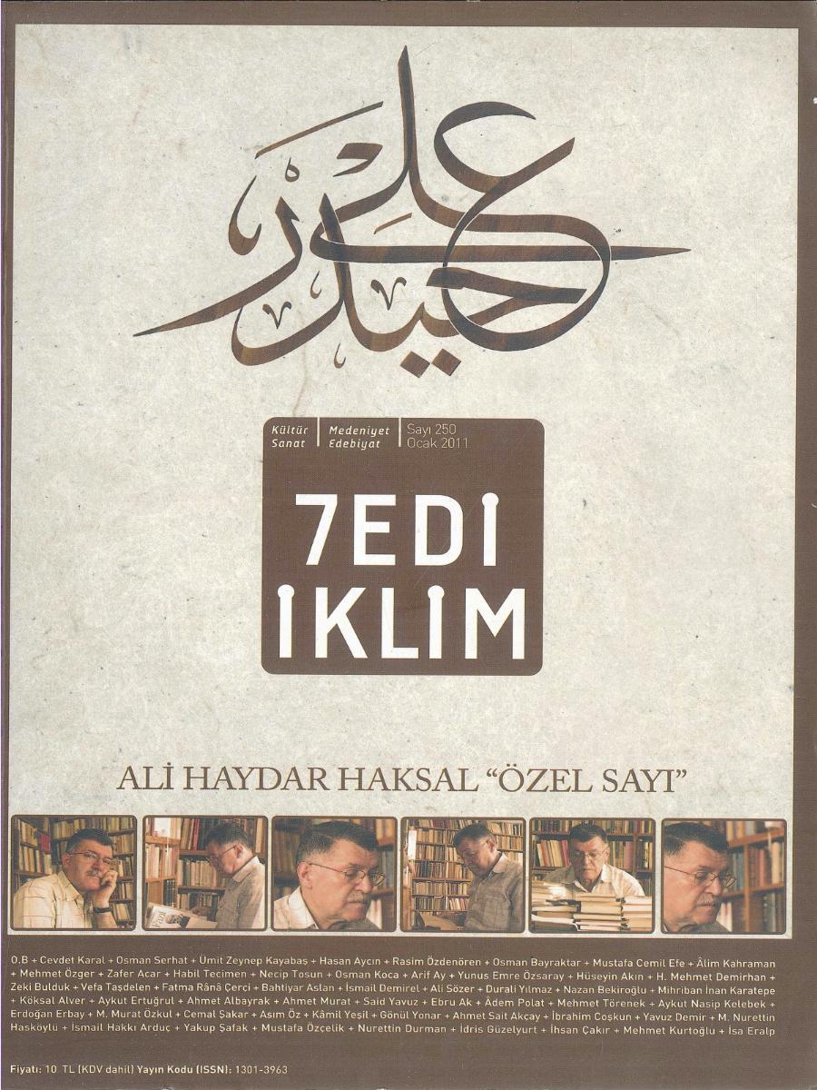 23. Cilt 250. Sayı Kapağı