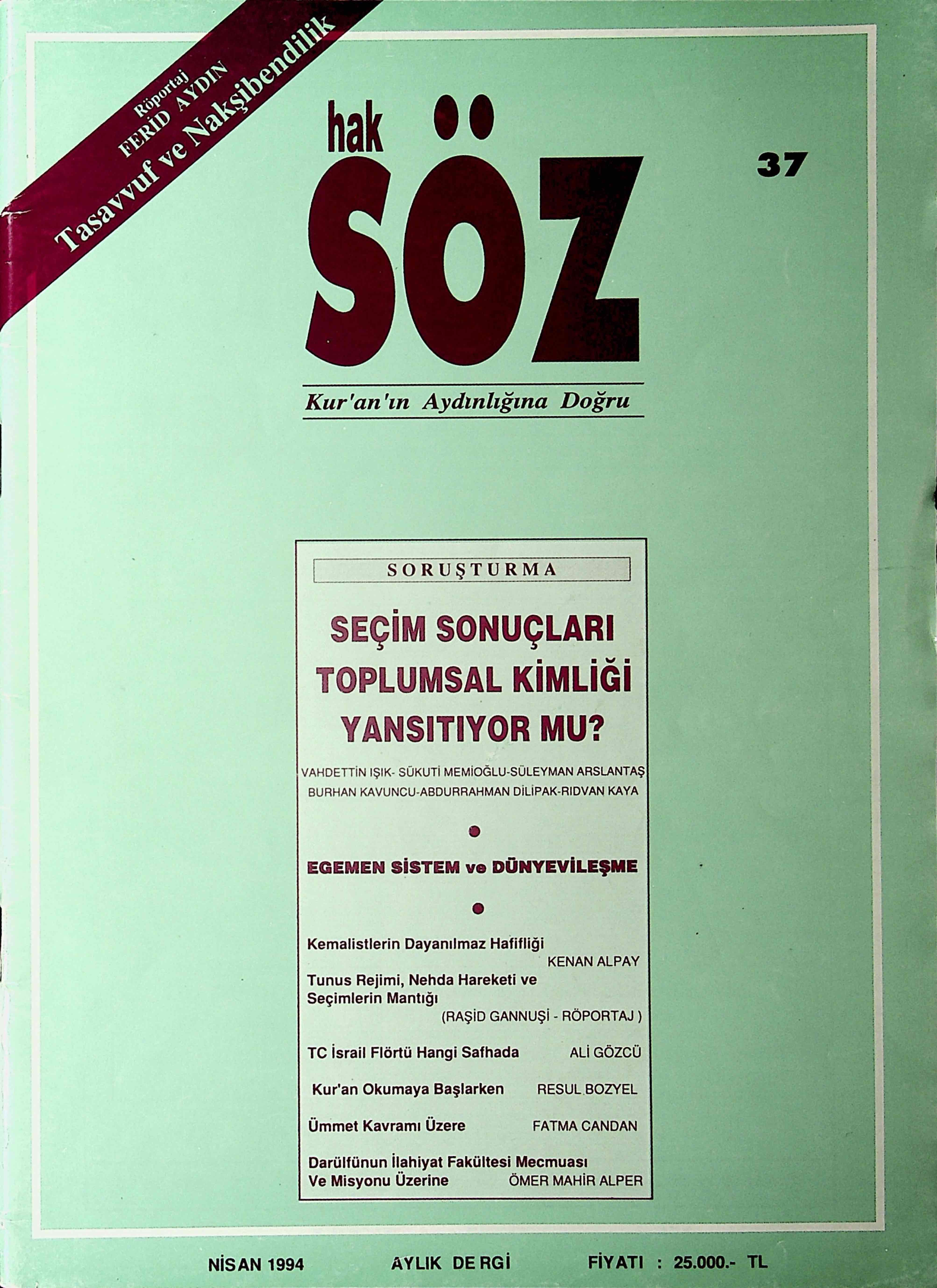 37. Sayı Kapağı