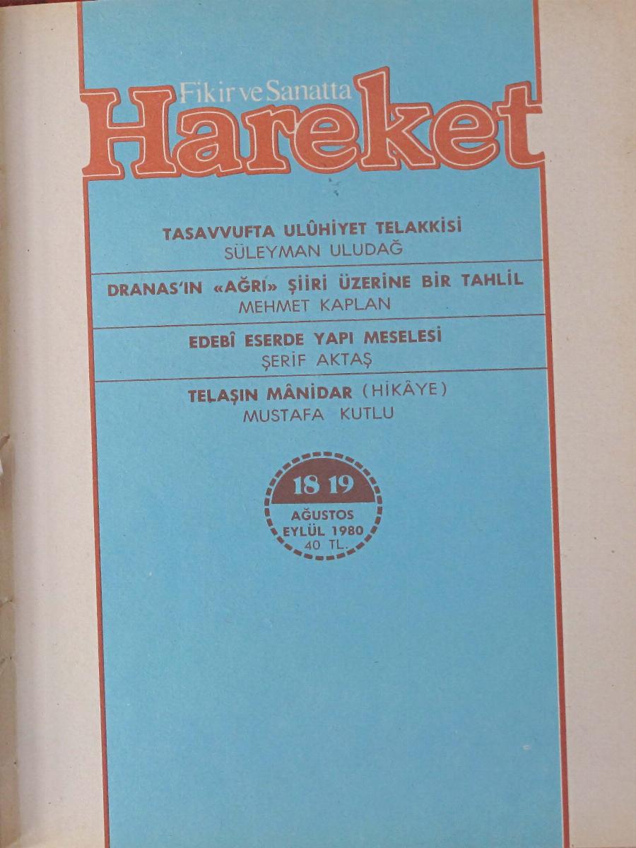 7. Cilt 180-181. Sayı Kapağı