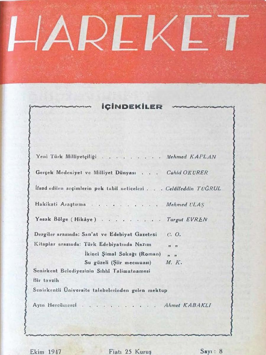 3. Cilt 20. Sayı Kapağı