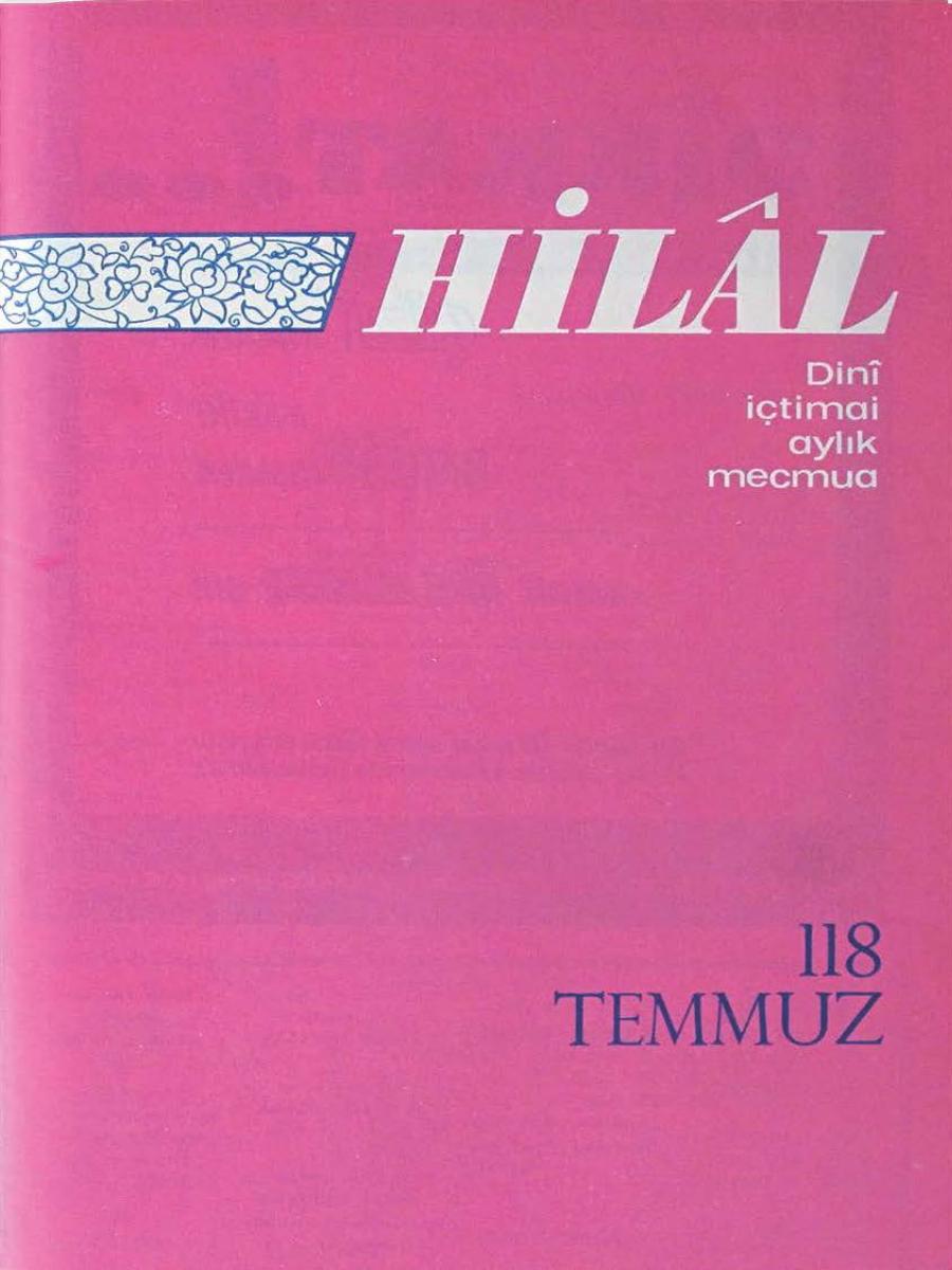 10. Cilt 118. Sayı Kapağı
