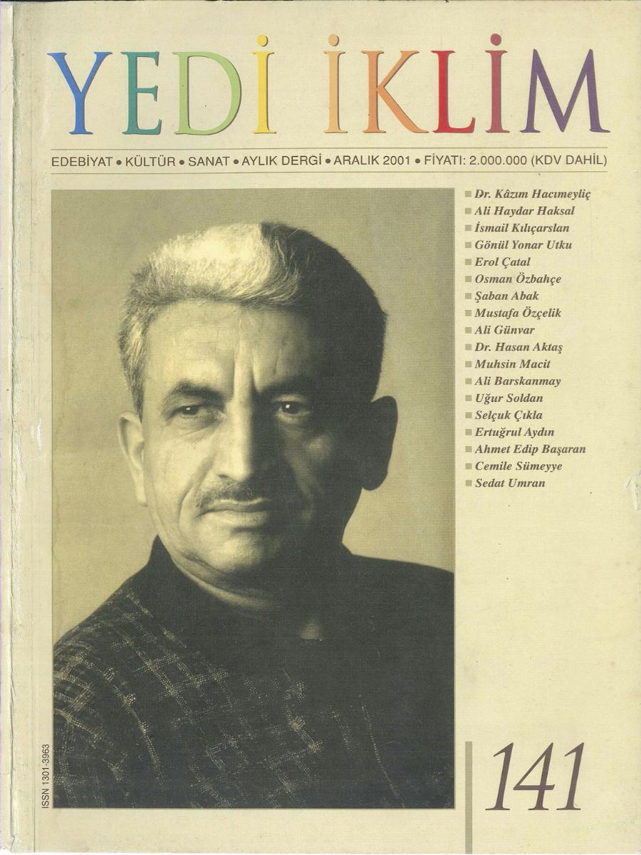 15. Cilt 141. Sayı Kapağı