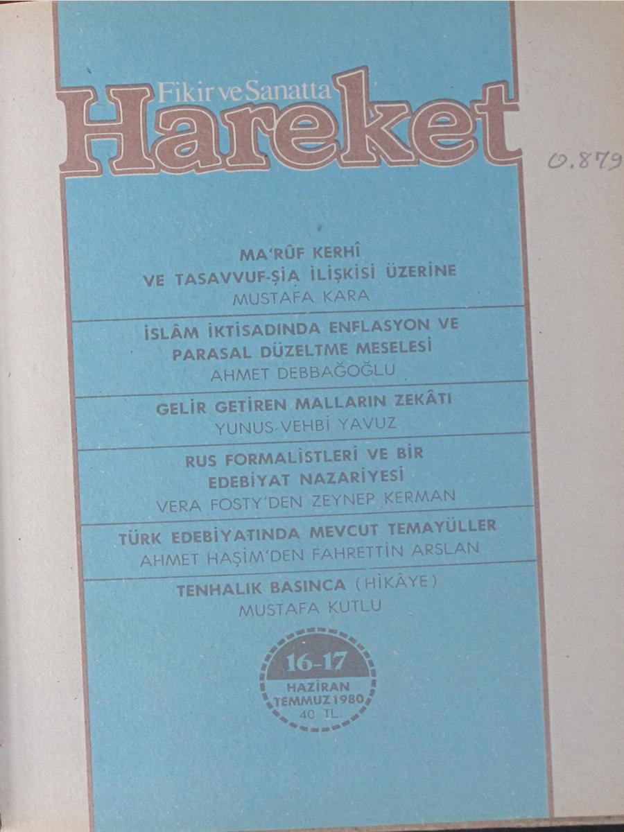 7. Cilt 178-179. Sayı Kapağı