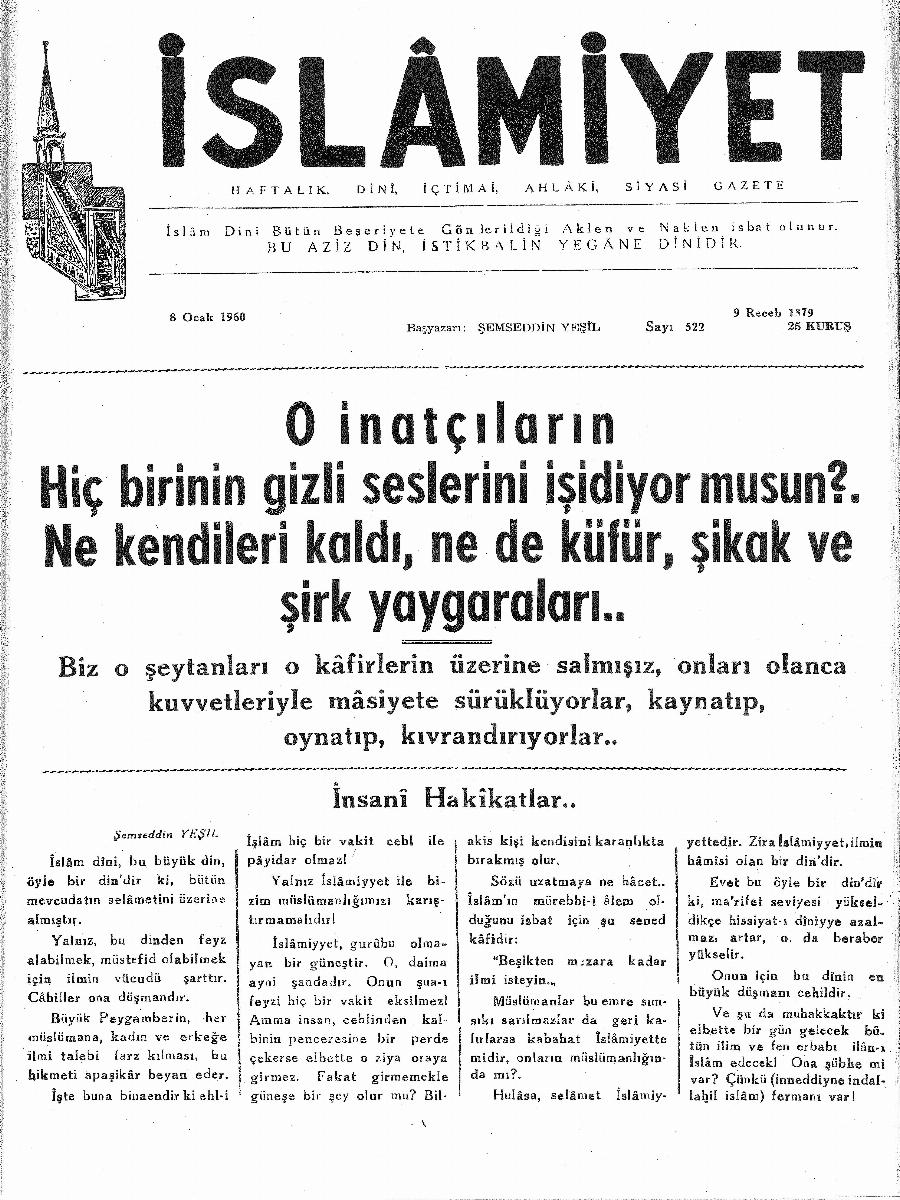 10. Cilt 522. Sayı Kapağı