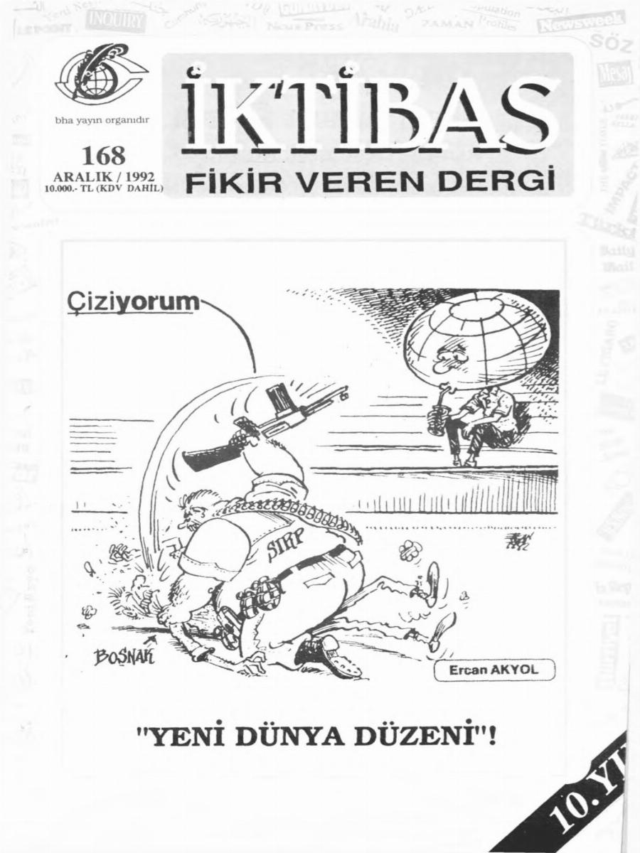 10. Cilt 168. Sayı Kapağı