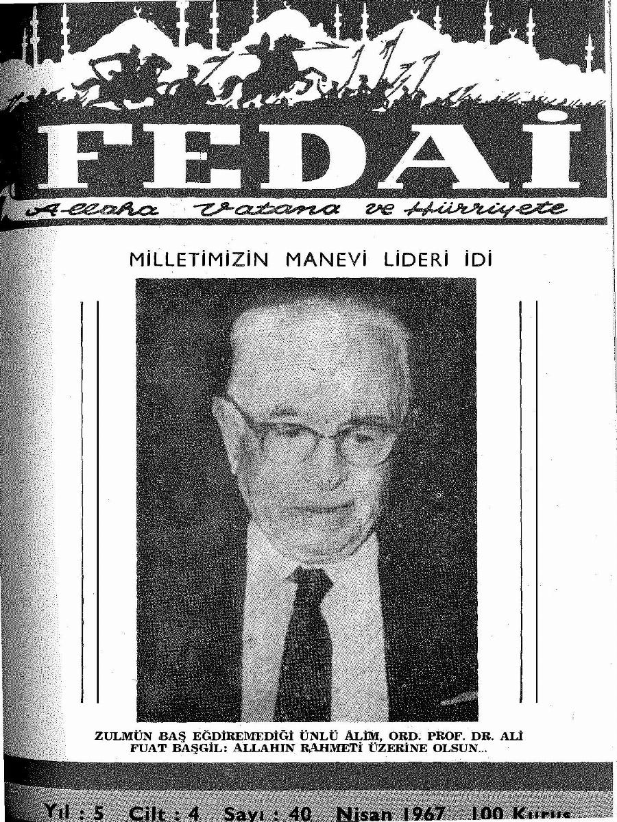 4. Cilt 40. Sayı Kapağı