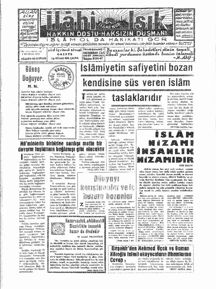 4. Cilt 90. Sayı Kapağı