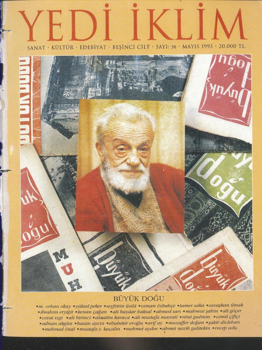 5. Cilt 38. Sayı Kapağı